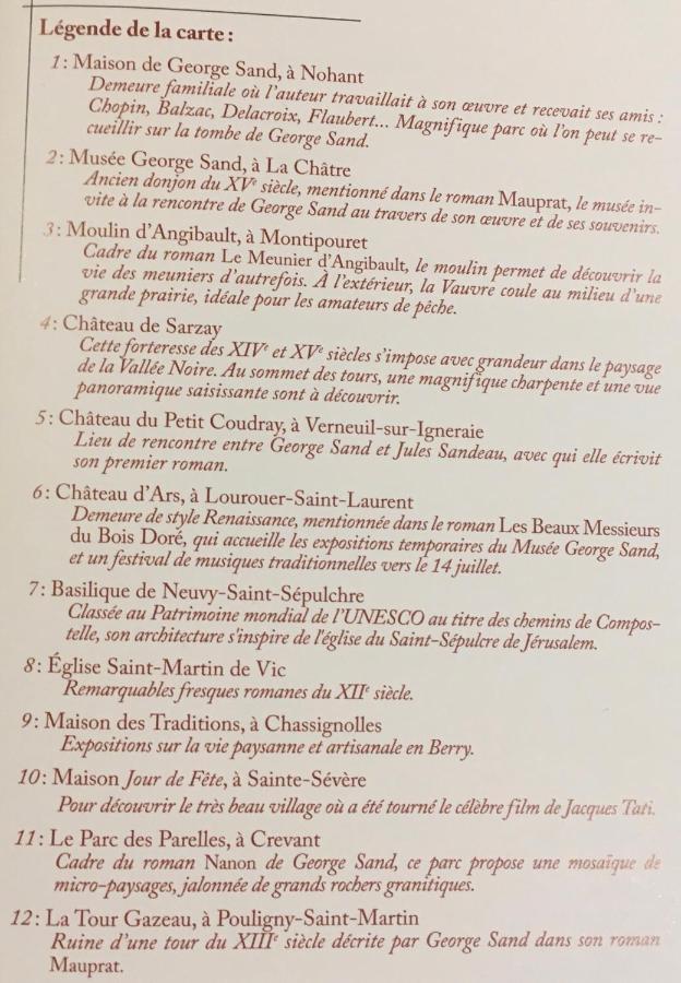 Gite Les Tazons - Pays De George Sand Montipouret Εξωτερικό φωτογραφία